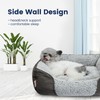 Miguel Washable Dog Bed with Removable Cushion for Medium Small