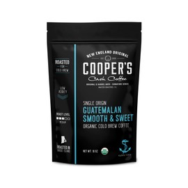 Organic Cold Brew Coffee - Guatemalan Coffee Beans Crafted For Cold Brewing - Whole Bean, Medium Roast, 16oz (Whole Bean)