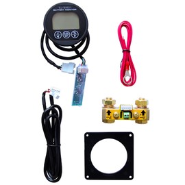 AIMS Power Remote Battery Monitor/Battery Fuel Gauge 500 Amp for Lithium and Most Battery Types up to 80V