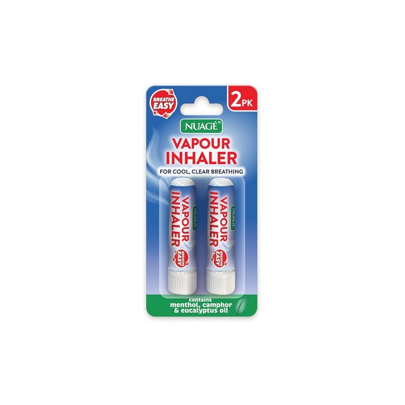 Nuage Vapour Inhaler Nasal Stick (2 Pack)
