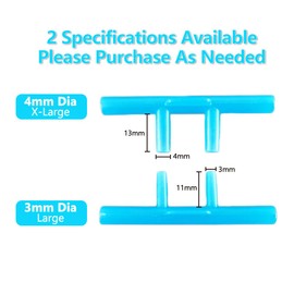 Nasal Oxygen Cannula, Standard Tubing Connector Silicone, 5 PCS (X-Large Size)