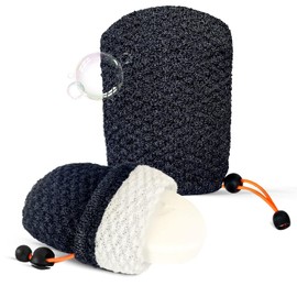 MIG4U - Bolsa de jabón exfoliante para ducha, 2 piezas, bolsa de ahorro de jabón para barra