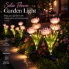 Solar Flower Garden Light for Outdoor Décor – Waterproof Ground