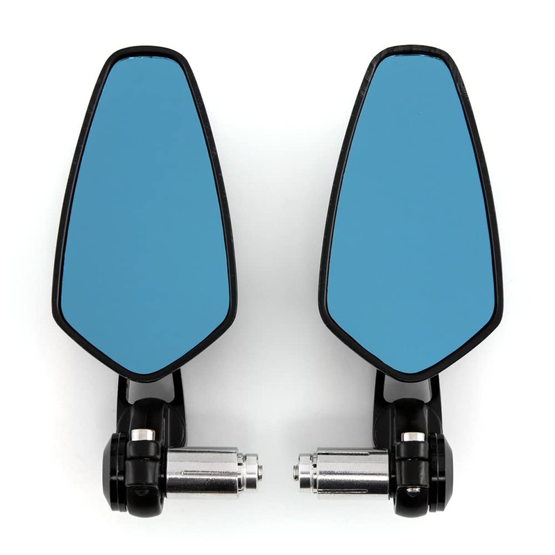 7/8'' Motorcycle End Bar Mirror 22mm Rearview Mirror Universal Motorbike