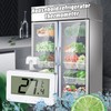 Pack of 3 Fridge Thermometers, Digital Fridge Thermometer with Easy-to-Read