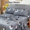 JSD Grey Astronaut Kids Sheet Set Full Size, 4 Piece