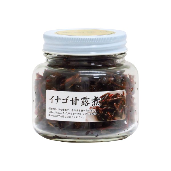 Natural Health Company Inago Tsukudani 5.3 oz (150 g), Sweet Boiled Locusts, Boiled in Tsukuda