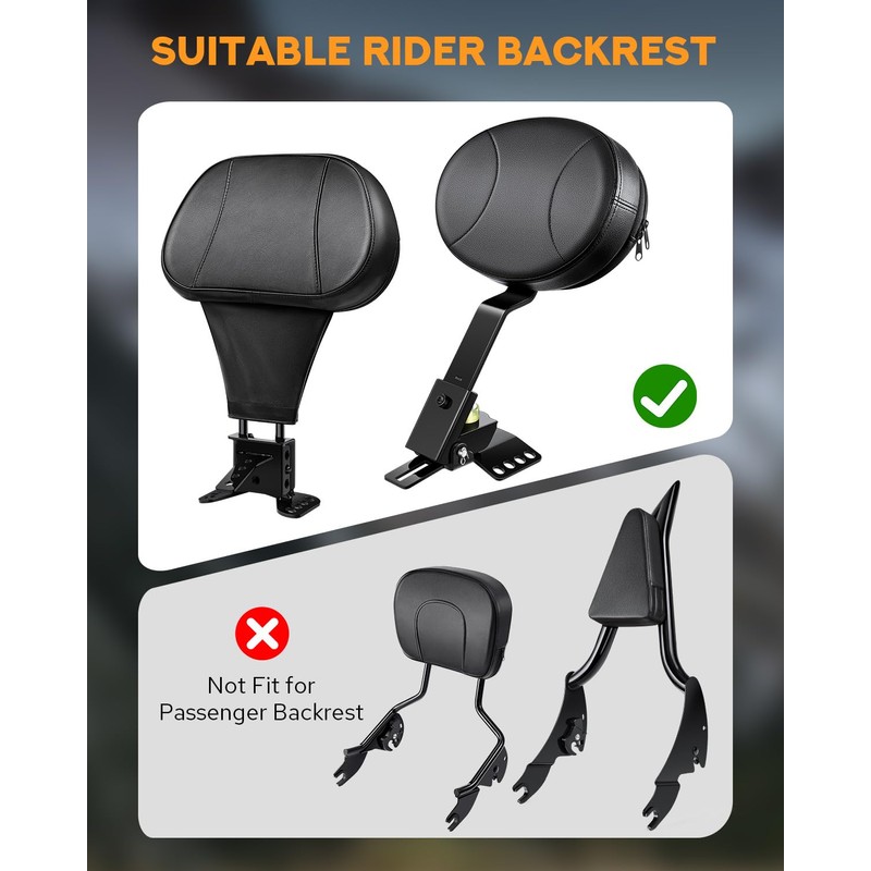 PBYMT Driver Rider Backrest Bag, Rider Backrest Organizer Bag, Driver