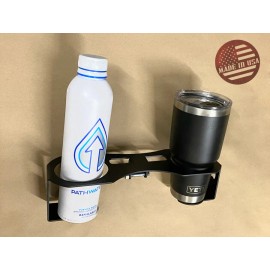 StreetRays [SR] PASSENGER GRAB BAR T HANDLE DRINK / CUP HOLDER FOR Honda Talon 1000 (BLACK)