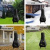 Large Chimenea Cover 122X21X61CM Heavy Duty Rip Proof 210D PVC