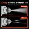 A-Premium 2 Holes Fuel Injectors Set of 4 Compatible with