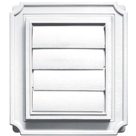 Builders Edge Store Cp. 140137079001 Vent, 1, White. Pack of 2