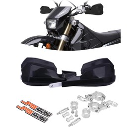 JFG RACING Dirt Bike Motorcycle Hand Guards,Universal for 7/8" 22mm and 1 1/8" 28mm Handlebar for Snowmobile Motocross MX Enduro KLX KX CRF YZ DRZ DR HAWK 250 125 350 650 - Black