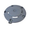 Janico 1041 Quiet Trash Can Dolly, Non Marking Casters, Round,