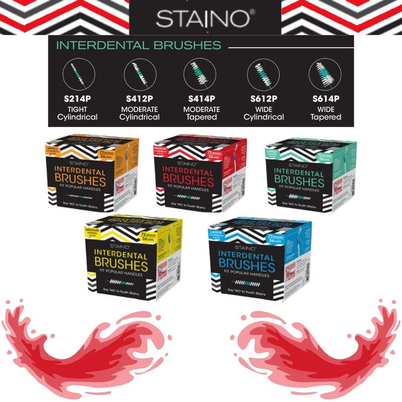 Staino Interdental Brush Refills û Ultra Cylindrical Brush - 36