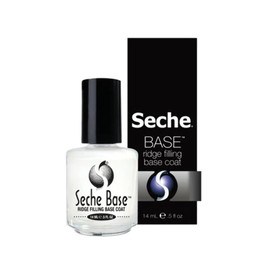 Seche Clear Base Coat Nail Polish - Ridge Filling Base Coat for Manicure & Pedicure, 0.5 fl oz