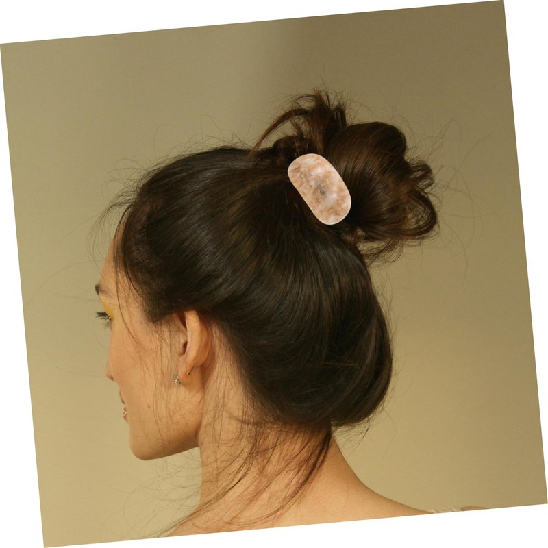 Vaguelly 5pcs Acetate Ponytail Cuff Hair Ties Elastic Hair Bands