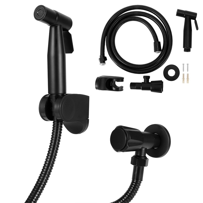 G1/2 Thread Bidet Sprayer Set Stainless Steel Bathroom Toilet Bidet