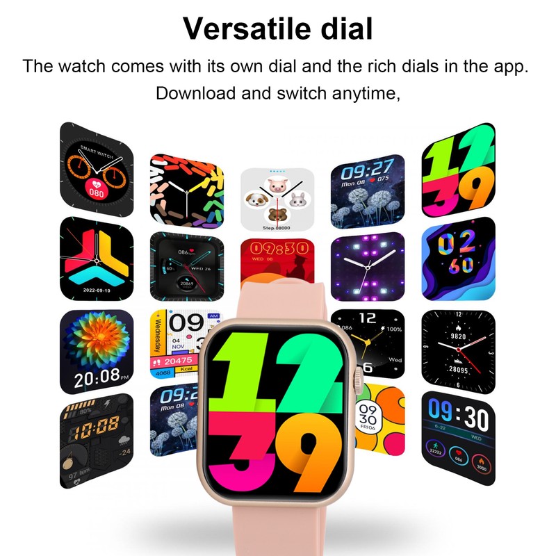 Smart Watch BT Calling Voice Control 2.0inch HD Screen Music