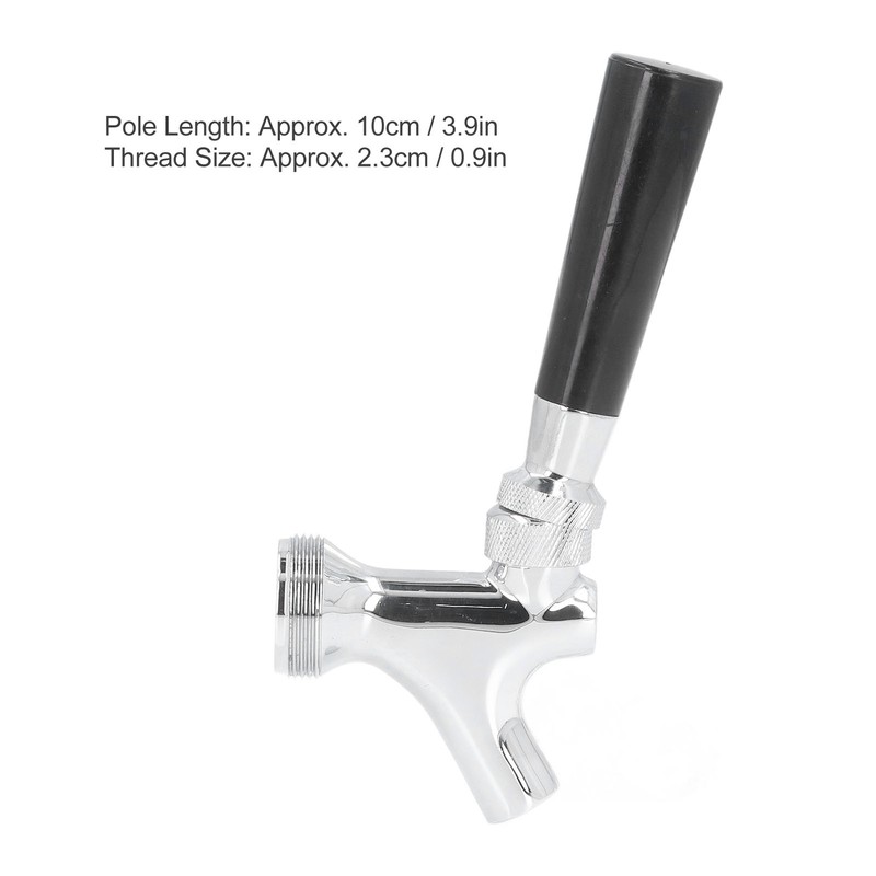 Beer Faucet Kit Parts Stainless Steel with Shank 100mm Long