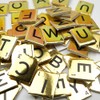 Dovecraft DCBS263 Essentials Mini Metallic Letter Tiles Gold, Multi, one