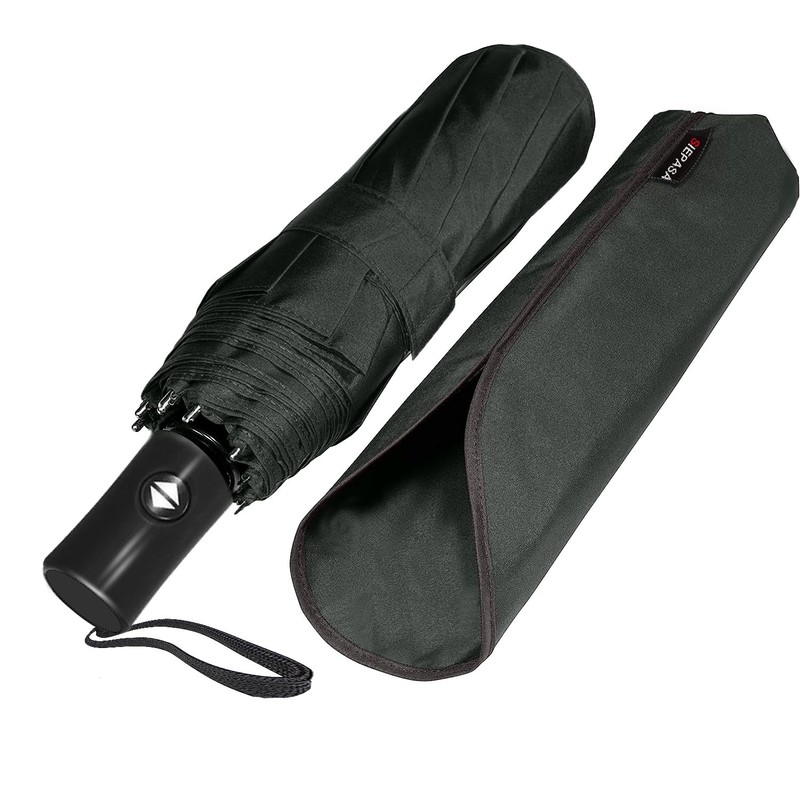 SIEPASA Compact Travel Umbrella - Windproof Auto Open/Close, Small Folding