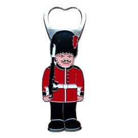 London Royal Guard Metal Bottle Opener Magnet! Garde Royal! / Königliche Wache! / Guardia Reale! / Guardia Real! Magnetic Bottle Opener! Magnétique! / Magnetisch! / Magnetico! / Magnético!