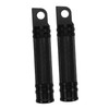 Mobestech Motorcycle Footrests Universal Aluminum Foot Pegs Anti-slip Knurled Design