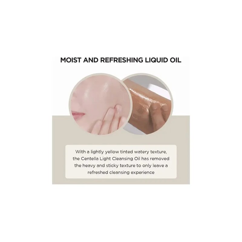 Skin1004 Madagascar Centella Aceite Limpiador Ligero Light Cleansing Oil, 200ml