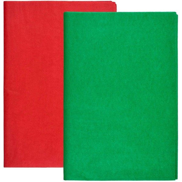 Berwick Offray Premium Quality Red & Green Tissue Paper for