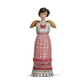 Kelly Rae Roberts Survivor Angel Figure, Resin, Multi-Colour, 30 x 40 x 105 cm