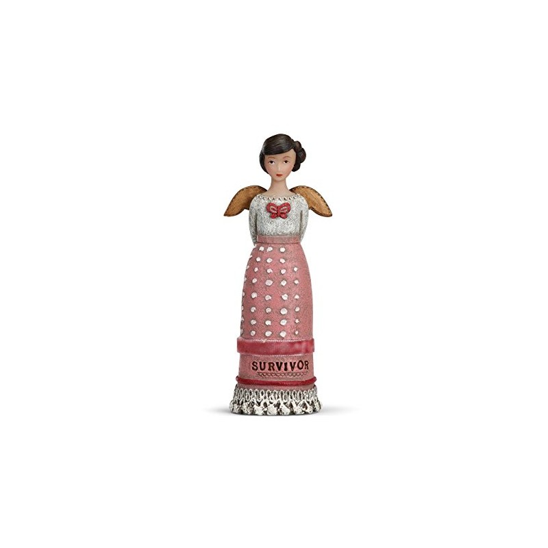 Kelly Rae Roberts Survivor Angel Figure, Resin, Multi-Colour, 30 x