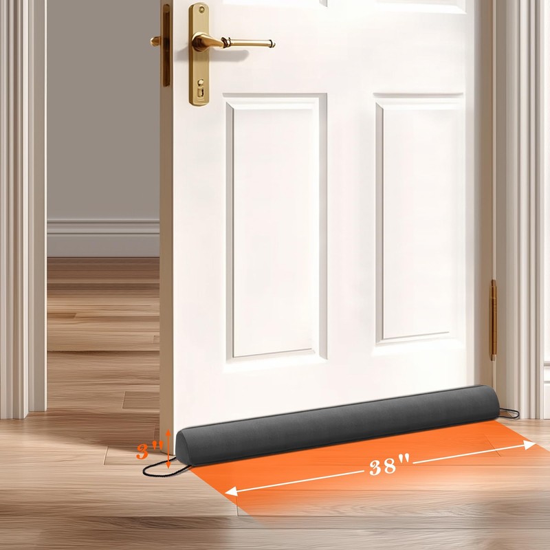 Sunolga 38" Door Draft Stopper Blocks Hot Cold Air with