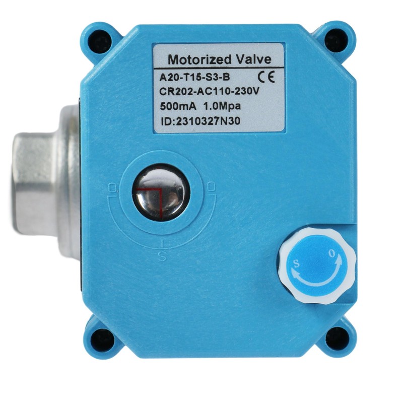 U.S. Solid 3-Way Motor Ball Valve, Stainless Steel Zone Valve,