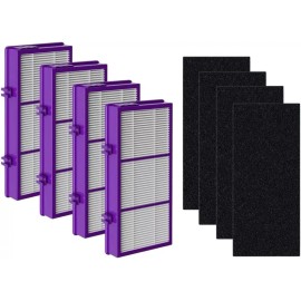 Nispira 4 HEPA  + Carbon Filter for Holmes Aer1 Air Purifier HAPF300AP Performance Plus