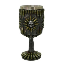 Pacific Giftware PT Bullets Skull Face Collectible Resin Figurine Drinkable Goblet with...