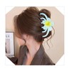 4Pcs Flower Hair Clip Nonslip Octopus Style Securer Claw Clips
