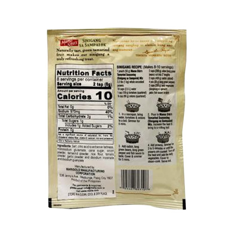 mama sita sinigang sa sampalok (tamarind seasoning mix) - 1.76oz