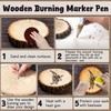 11 PCS Wooden Burning Paste Kit，4 OZ Marker Paste for