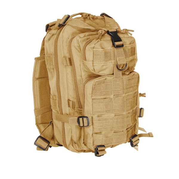 Elite First Aid Fully Stocked Tactical Trauma Backpack, Tan