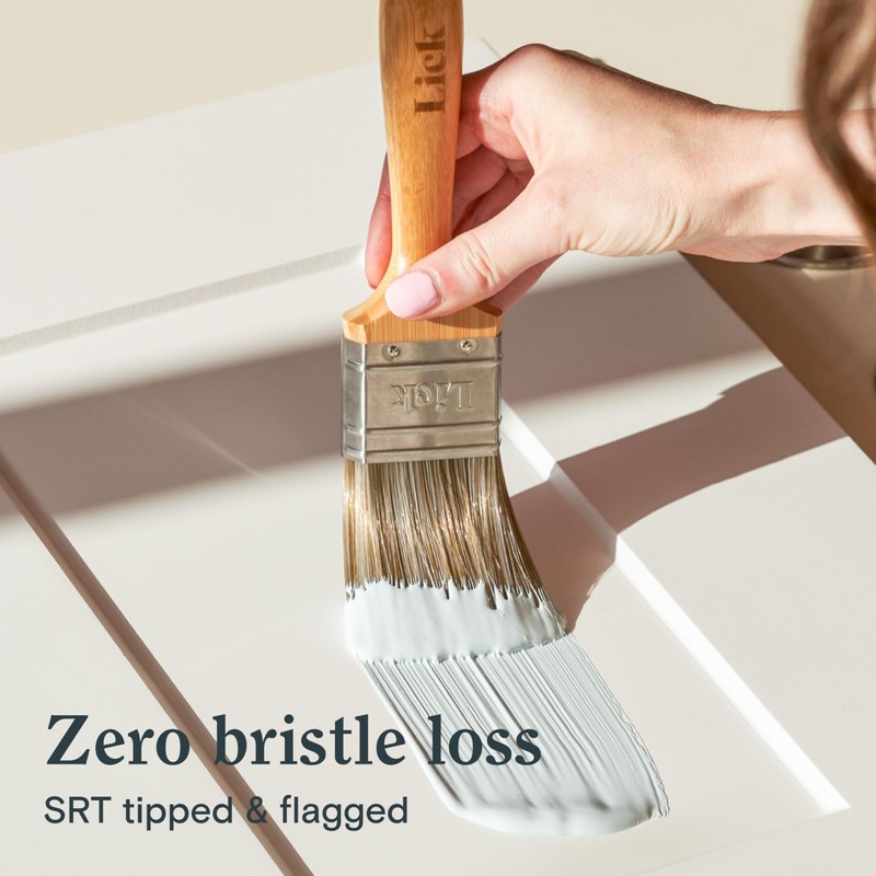 Lick Bamboo 5 Pack Paint Brush Set – Sustainable, Eco