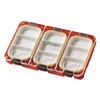 Gamatatsu Quick Case GM-1437 3 Room Type Red
