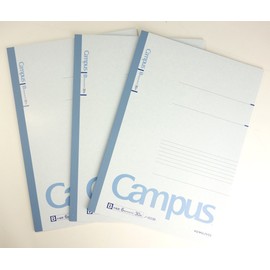コクヨ ノート キャンパスノート A4 B罫 3冊パック ノ-203BX3