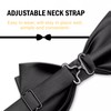Mebamce Adjustable Bowtie Men Senior Bowtie Pre-Tied Bow Tie Classic