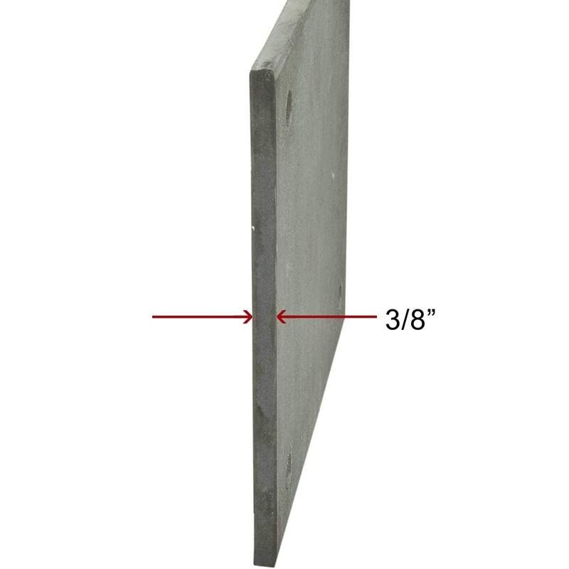 8" x 8" x 3/8" Hot Rolled A36 Steel Base