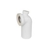 Sanit DN100 Toilet Connection Elbow 90° White Connector Top DN50