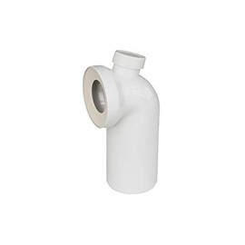 Sanit DN100 Toilet Connection Elbow 90° White Connector Top DN50
