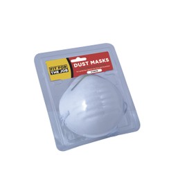Fit For The Job 5 x Disposable Single Use Dust Masks for for Protection Against Non Toxic Dust and Powders