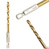 Gasea 13pcs 1.5mm - 6.5mm HSS Titanium Coated Drill Bit
