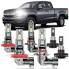 HUOKEDS for Chevy Colorado 2013-2022 Fog Lights Bulbs Combo, 6pcs